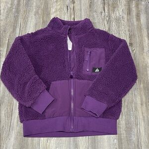 Reebok Purple Fleece Jacket